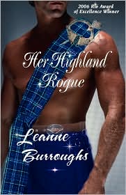 Her Highland Rogue by Leanne Burroughs: Book Cover