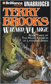 Wizard at Large (Magic Kingdom of Landover Series #3) by Terry Brooks: Audiobook Cover