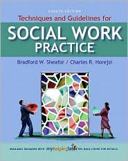 Techniques and Guidelines for Social Work Practice by Bradford W. Sheafor: Book Cover