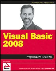 Visual Basic 2008 Programmer's Reference by Rod Stephens: Book Cover