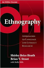 On Ethnography by Shirley Brice Heath: Book Cover
