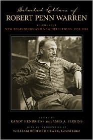 Selected Letters of Robert Penn Warren by Robert Penn Warren: Book Cover
