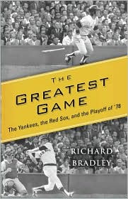 The Greatest Game by Richard Bradley: Book Cover