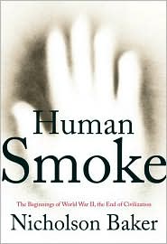 Human Smoke by Nicholson Baker: Book Cover