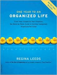 One Year to an Organized Life by Regina Leeds: Book Cover