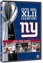 The New York Giants - NFL Super Bowl XLII Champions: DVD Cover