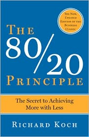 The 80/20 Principle by Richard Koch: Book Cover
