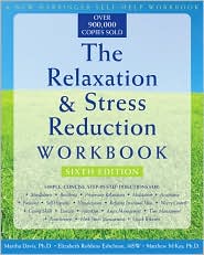 Relaxation & Stress Reduction Workbook by Martha Davis: Book Cover