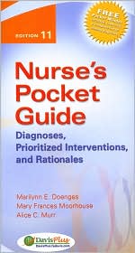 Nurse's Pocket Guide by Marilynn E. Doenges: Book Cover
