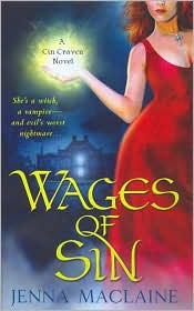 Wages of Sin (Cin Craven Series) by Jenna Maclaine: Book Cover