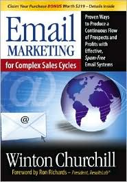 Email Marketing for Complex Sales Cycles by Winton Churchill: Book Cover