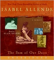The Sum of Our Days by Isabel Allende: CD Audiobook Cover