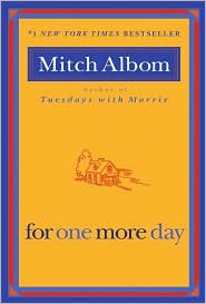 For One More Day by Mitch Albom: Book Cover