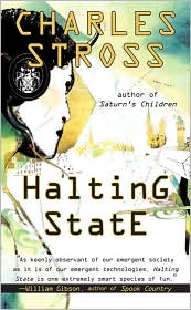 Halting State by Charles Stross: Book Cover