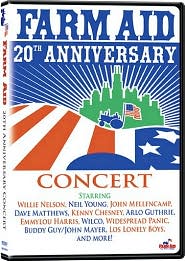 Farm Aid: 20th Anniversary Concert with Kate Voegele: DVD Cover