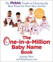 One-in-a-Million Baby Name Book by Jennifer Moss: Book Cover