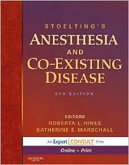 Stoelting's Anesthesia and Coexisting Disease by Roberta L. Hines: Book Cover