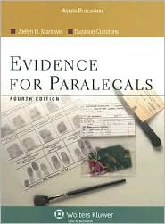 Evidence for Paralegals by Joelyn D. Marlowe: Book Cover
