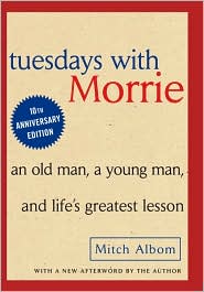 Tuesdays with Morrie by Mitch Albom: Book Cover