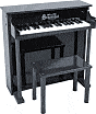 Product Image. Title: Traditional Spinet Piano