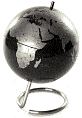 Product Image. Title: 6" Spectrum Metallic Desktop Globe with Stainless Steel Base