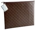 Product Image. Title: Jonathan Adler Bespoke Embossed Bonded Brown Leather Accessory Case (10x13)