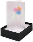 Product Image. Title: Handmade Boxed Card Floral Thank You set of 8