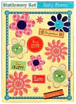 Product Image. Title: Crafty Flowers Stationery Set