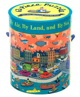 By Air, By Land, and by Sea 63pc Puzzle by Galison Books: Product Image