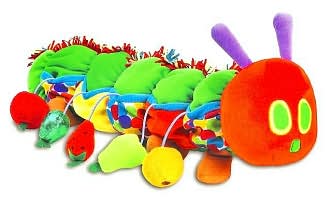Eric Carle Very Hungry Plush Caterpillar by Small World Toys: Product Image