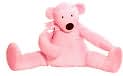 Product Image. Title: Droopy Bear Pink: 26 inches