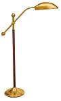 Product Image. Title: Balanced Spectrum Premiere Swing Floor Lamp (Antique Brass)
