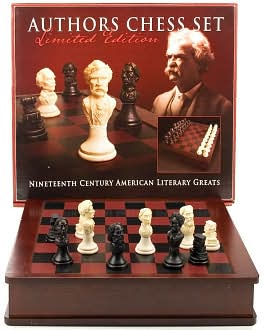 American Authors Chess Set (B&N Exclusive) by PSI: Product Image