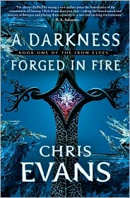 A Darkness Forged in Fire (Iron Elves Series #1) by Chris Evans: Book Cover