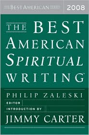 The Best American Spiritual Writing 2008 by Philip Zaleski: Book Cover