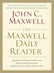 The Maxwell Daily Reader by John C. Maxwell: Book Cover