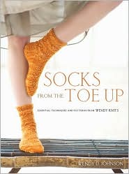 Socks from the Toe Up by Wendy D. Johnson: Book Cover