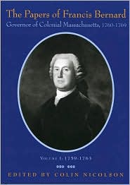 The Papers of Francis Bernard by Colin Nicolson: Book Cover