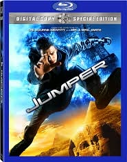 Jumper with Hayden Christensen: Blu-ray Cover