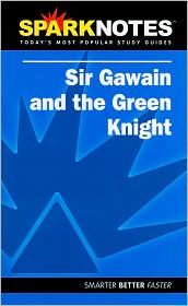 Sir Gawain and the Green Knight (SparkNotes Literature Guide Series) by Anonymous: Book Cover