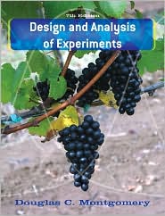 Design and Analysis of Experiments by Douglas C. Montgomery: Book Cover
