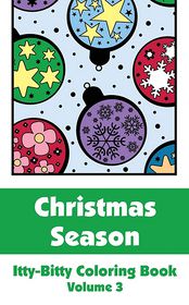 Christmas Season Itty-Bitty Coloring Book
