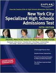 Kaplan New York City Specialized High Schools Admissions Test by Kaplan: Book Cover