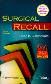 Surgical Recall by Lorne H Blackbourne: Book Cover