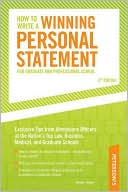 How to Write A Winning Personal Statement for Graduate and Professional School by Peterson's