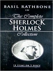 Basil Rathbone in The Complete Sherlock Holmes Collection with Basil Rathbone: DVD Cover