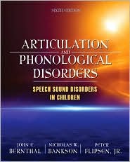 Articulation and Phonological Disorders: Book Cover
