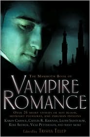 The Mammoth Book of Vampire Romance by Tricia Telep: Book Cover