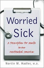 Worried Sick by MD Hadler: Book Cover