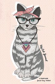 Hip Cat Journal: A Totable Notable Journal - Diary - 